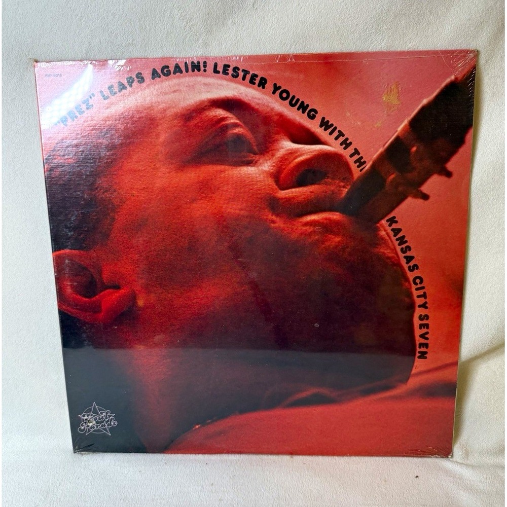 Sealed Lester Young Leaps Again! Verve Jazz LP Vinyl 12" 33 RPM Cardboard Sleeve